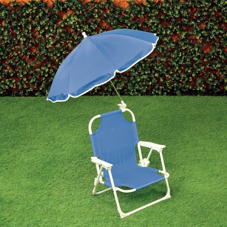 [EKM-AUTOGENERATED]Kids Parasol Chair - Blue  Home Luxe Interior