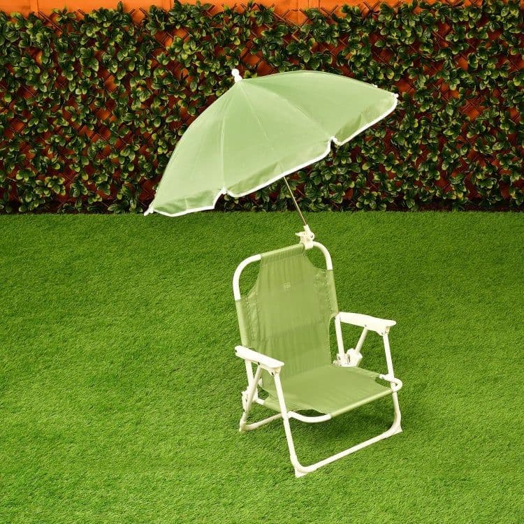 [EKM-AUTOGENERATED]Kids Parasol Chair - Green  Home Luxe Interior