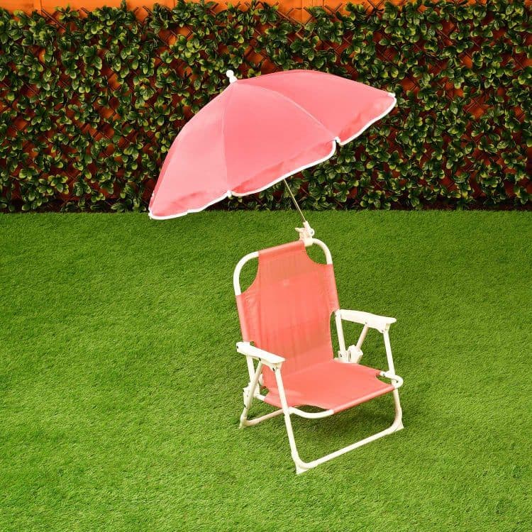 [EKM-AUTOGENERATED]Kids Parasol Chair - Pink  Home Luxe Interior