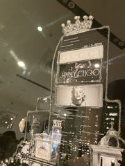 Las Vegas Night Wall Art Black/Silver Step Frame 70Cm X 90Cm