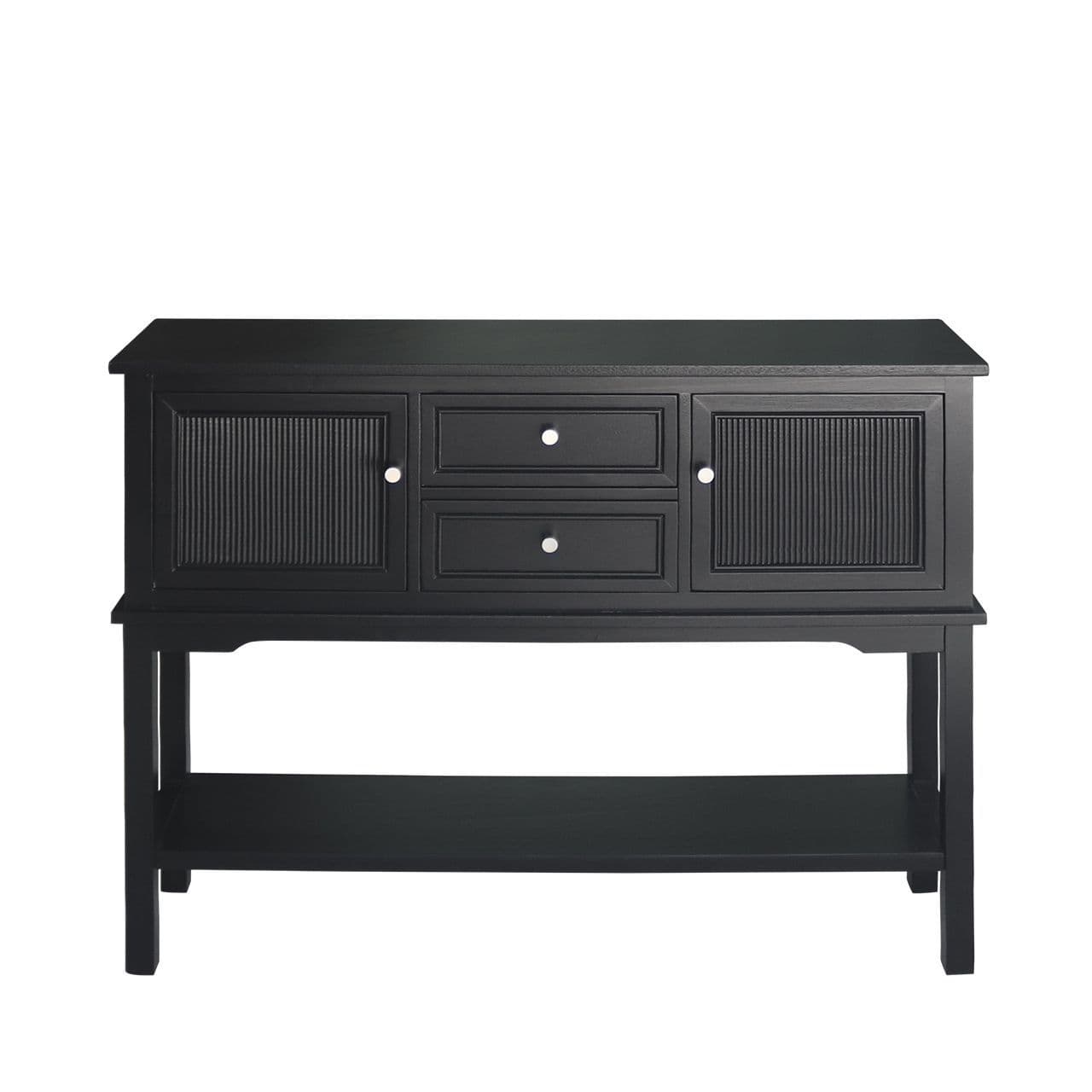 [EKM-AUTOGENERATED]Lindon 2 Door 2 Drawer Sideboard Black