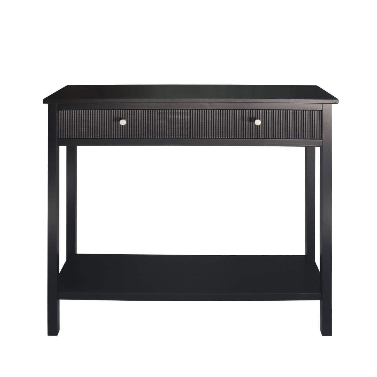 [EKM-AUTOGENERATED]Lindon 2 Drawer Console Table Black