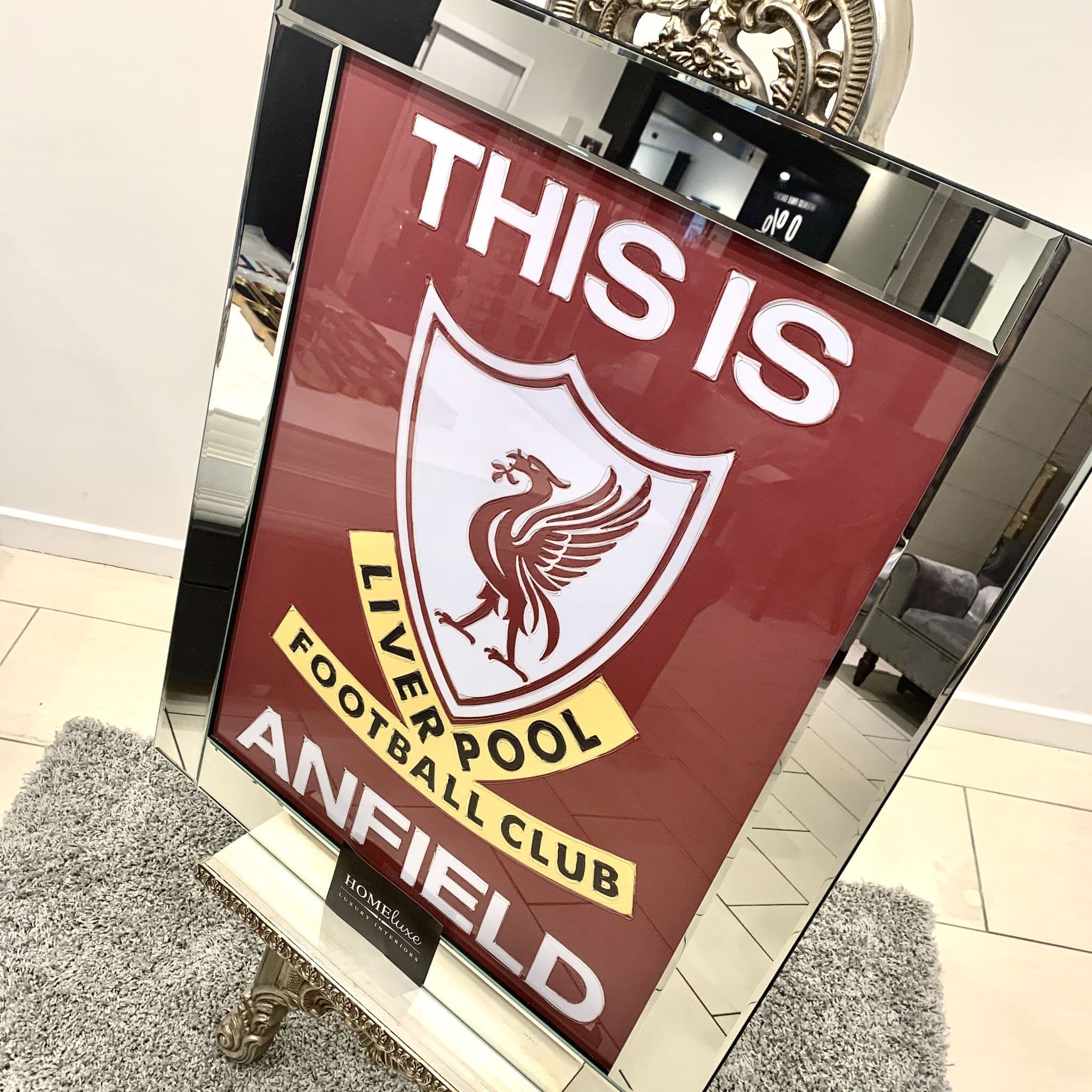 Anfield Frame Liverpool Football Club Anfield Wall Art Mirror Frame – Home Luxe Interiors