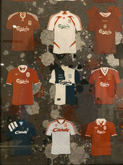 Liverpool Football Strip Collection 47Cm X 47Cm