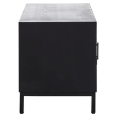 Lombok Black Frame Media Unit - Home Luxe Interior