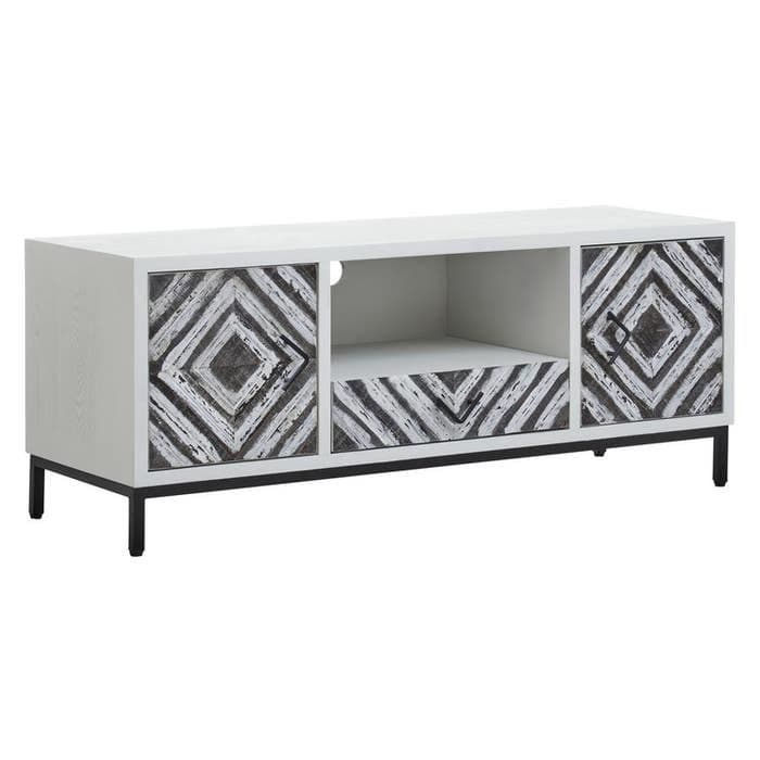 [EKM-AUTOGENERATED]Lombok White Frame Media Unit - Home Luxe Interior