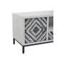 Lombok White Frame Media Unit - Home Luxe Interior