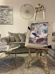 [EKM-AUTOGENERATED]London Bridge Multi Umbrella Wall Art Mirror Frame