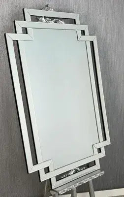 [EKM-AUTOGENERATED]Luxe Geo Rectangle Mirror 120Cm X 80Cm