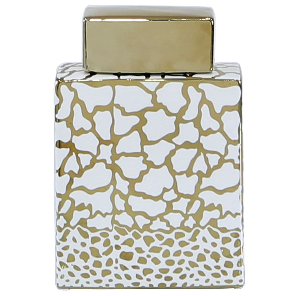[EKM-AUTOGENERATED]Luxe Medium 215cm Ginger Jar White And Gold