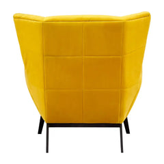 Maiko Yellow Fabric Armchair