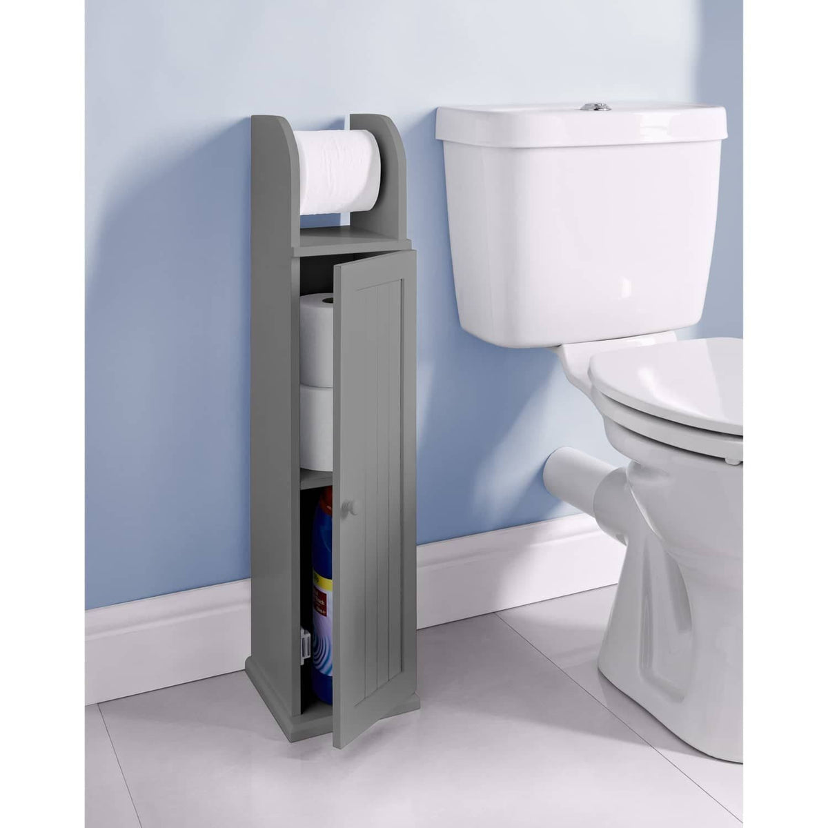 [EKM-AUTOGENERATED]Maine Toilet Roll Holder - Grey