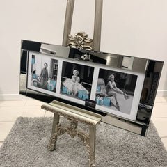 [EKM-AUTOGENERATED]Marylin Monroe Tiffany & Co Triple Collage Mirror Frame