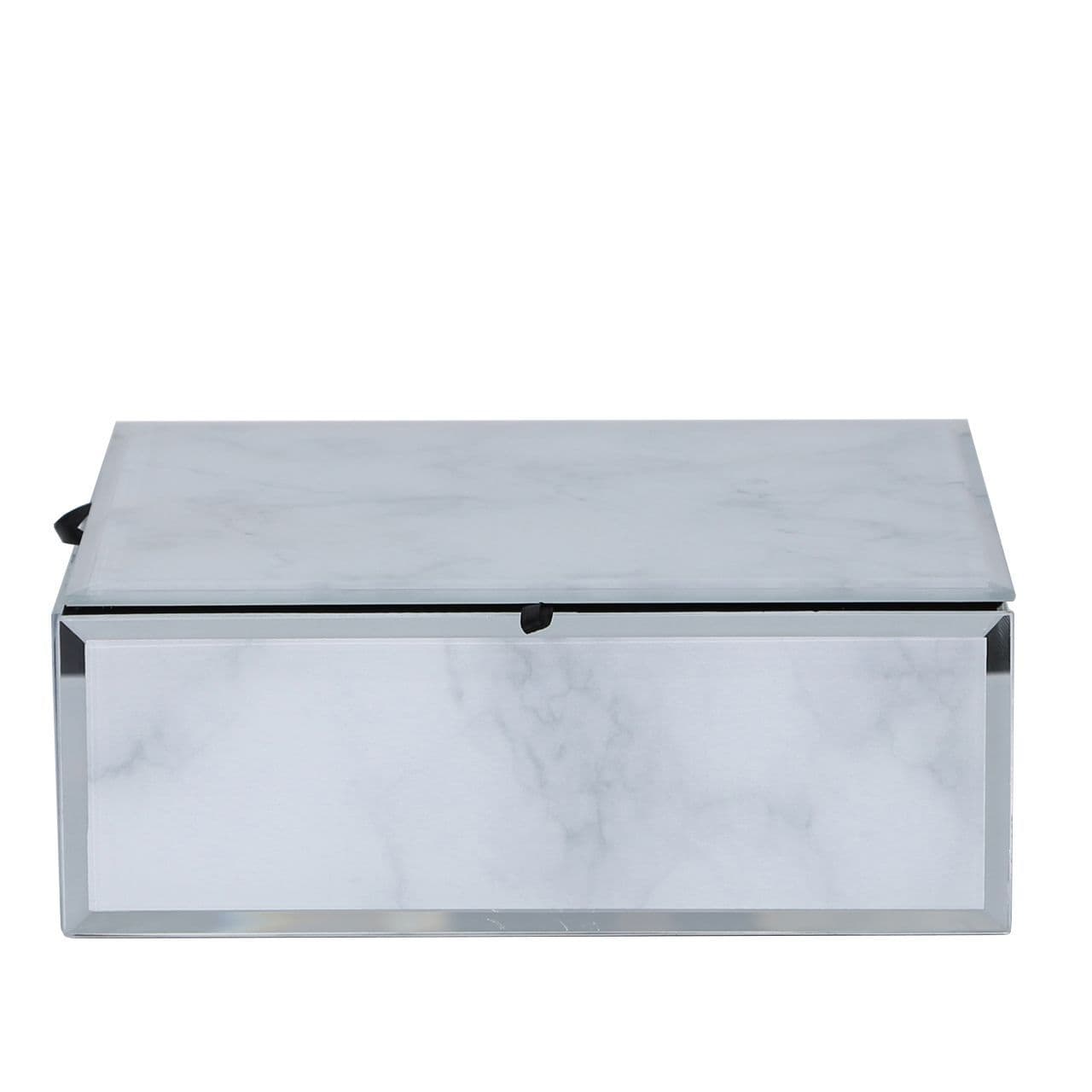 [EKM-AUTOGENERATED]Medium Grey Marble Trinket Box