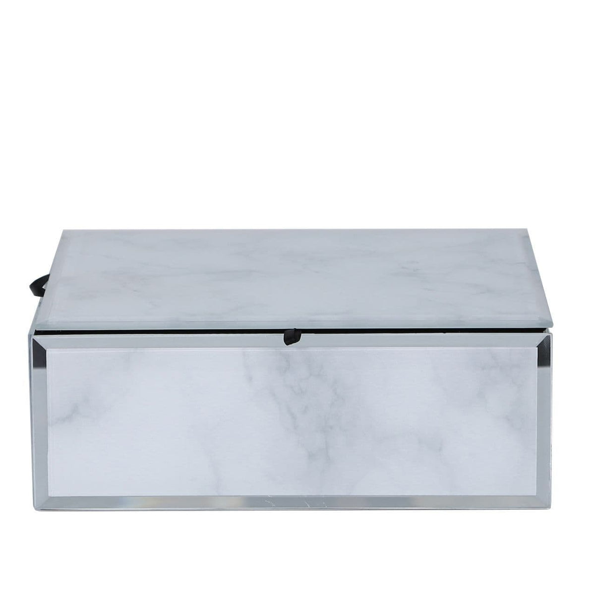 [EKM-AUTOGENERATED]Medium Grey Marble Trinket Box