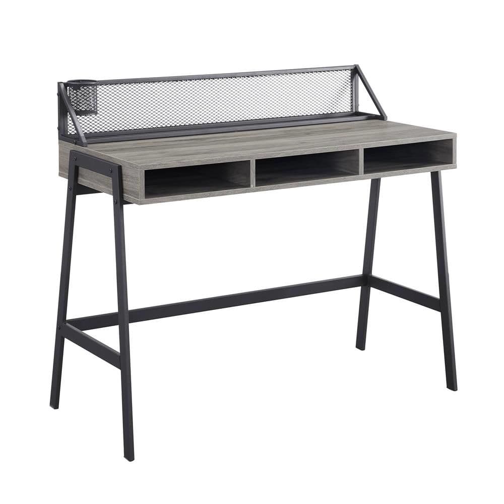[EKM-AUTOGENERATED]Mesh Back Writing Desk -Slate Grey