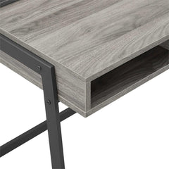 Mesh Back Writing Desk -Slate Grey