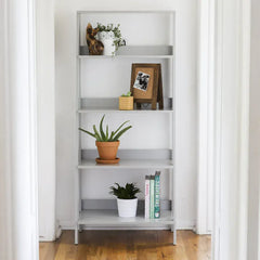 [EKM-AUTOGENERATED]Modern Wood Ladder Bookcase - Grey