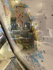 Mona Lisa Multicolour Wall Art Twotone Frame 85Cm X 85Cm