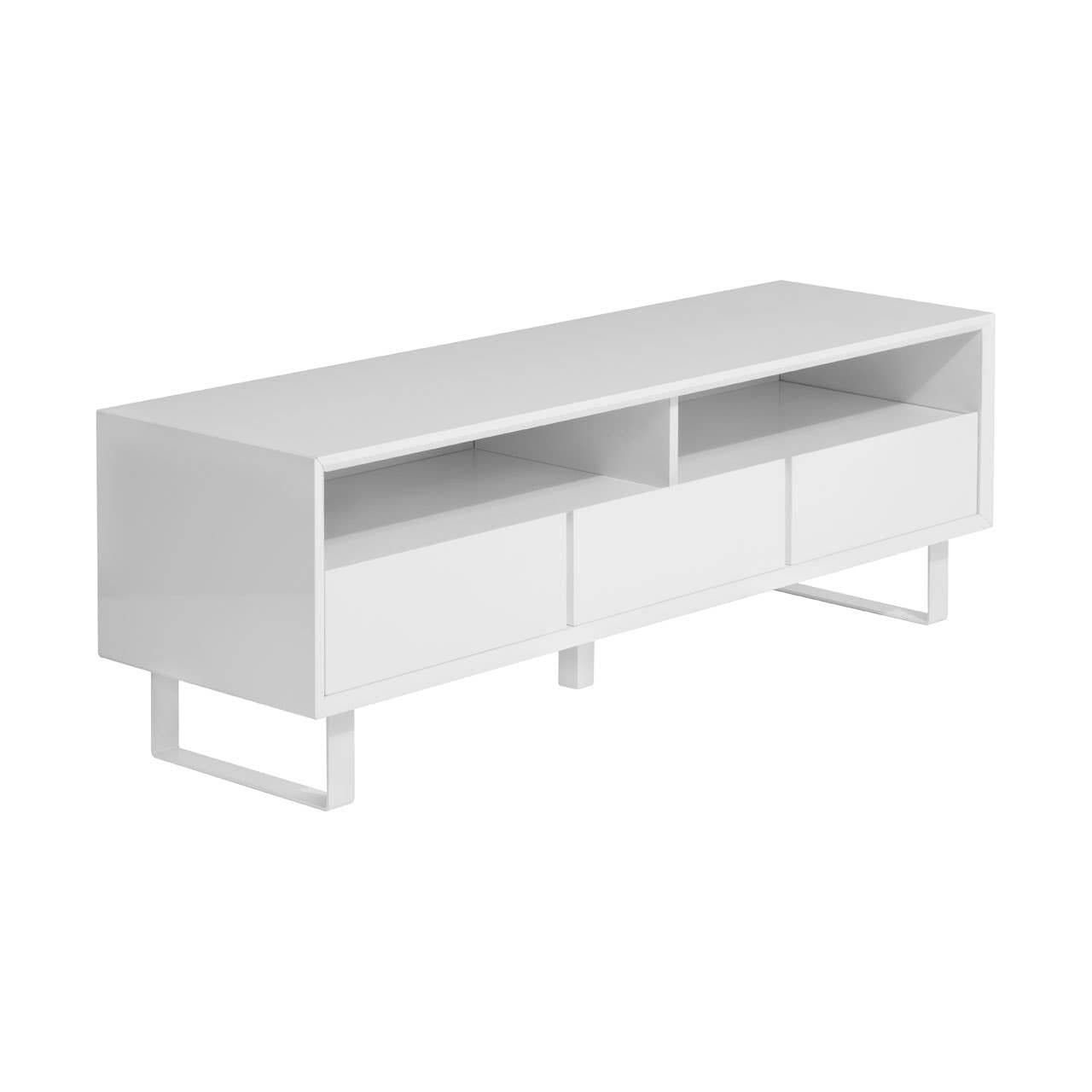 [EKM-AUTOGENERATED]Moritz White High Gloss Media Cabinet Home Luxe Interior