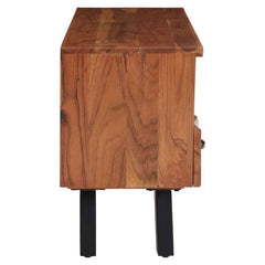 Nashik Three Drawer Acacia Media Unit - Home Luxe Interior