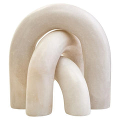 Nason White Marble Arch Decor Sculpture  Home Luxe Interior