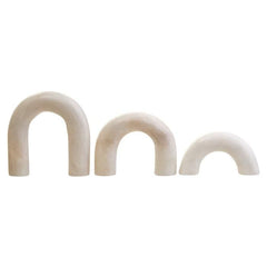 Nason White Marble Arch Decor Sculpture  Home Luxe Interior