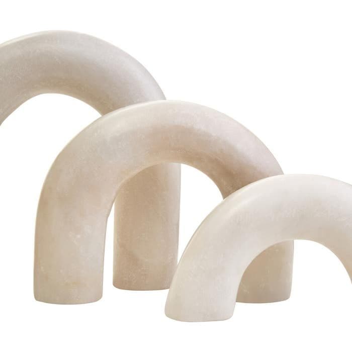 Nason White Marble Arch Decor Sculpture  Home Luxe Interior