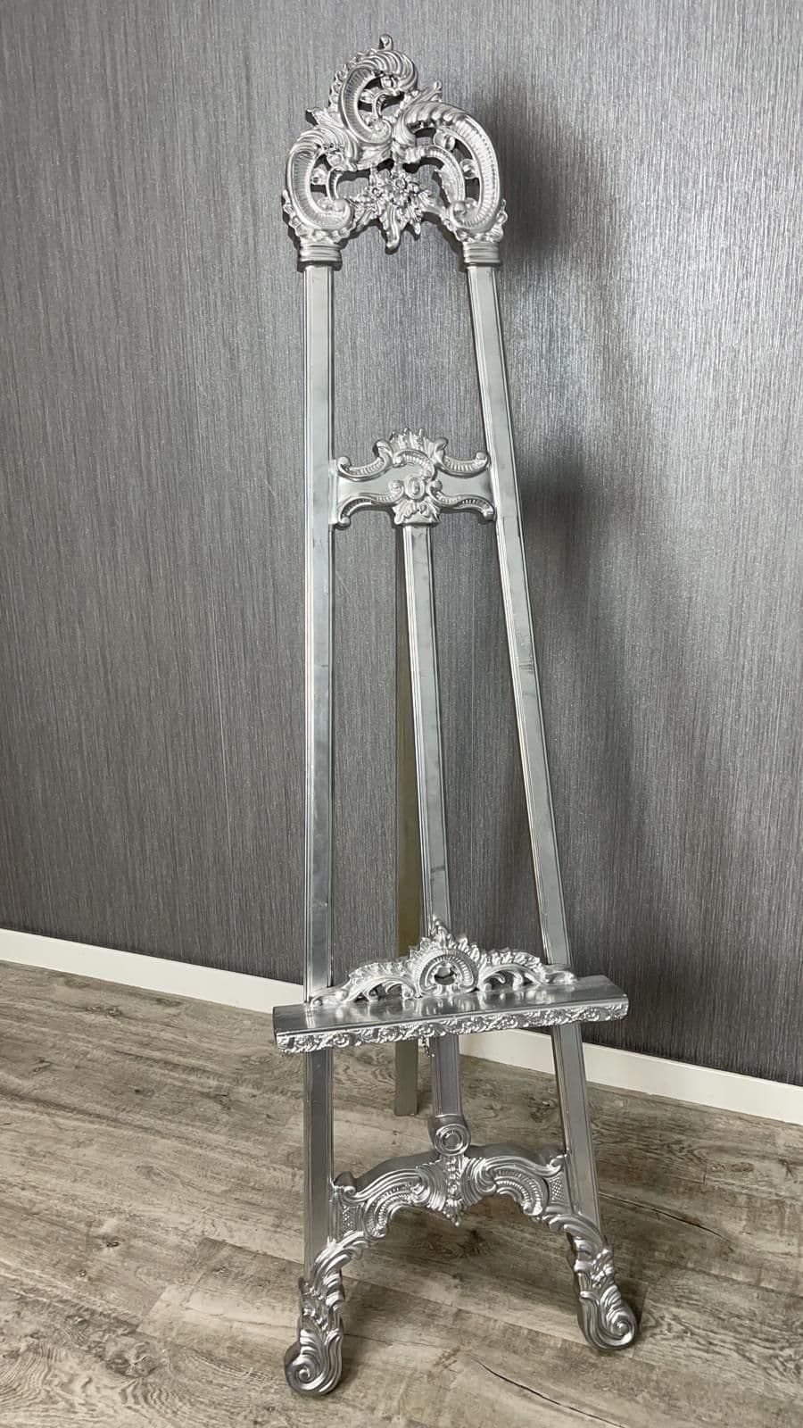 [EKM-AUTOGENERATED]Ornante Vintage Mirror Easel In Silver Large