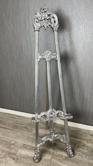 [EKM-AUTOGENERATED]Ornante Vintage Mirror Easel In Silver Large