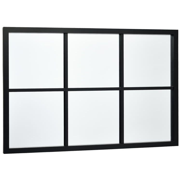 Palm House Rectangular Pane Mirror | Home Luxe Interior