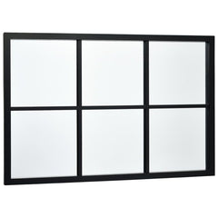 Palm House Rectangular Pane Mirror | Home Luxe Interior