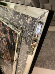 Pink Blossom Landscape Wall Art Crystal Frame 70Cm X 80Cm