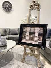 [EKM-AUTOGENERATED]Prada Shop Front Wall Art Black Frame