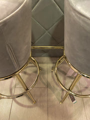 Preston Bar And Midnihgt Blue Stools Set