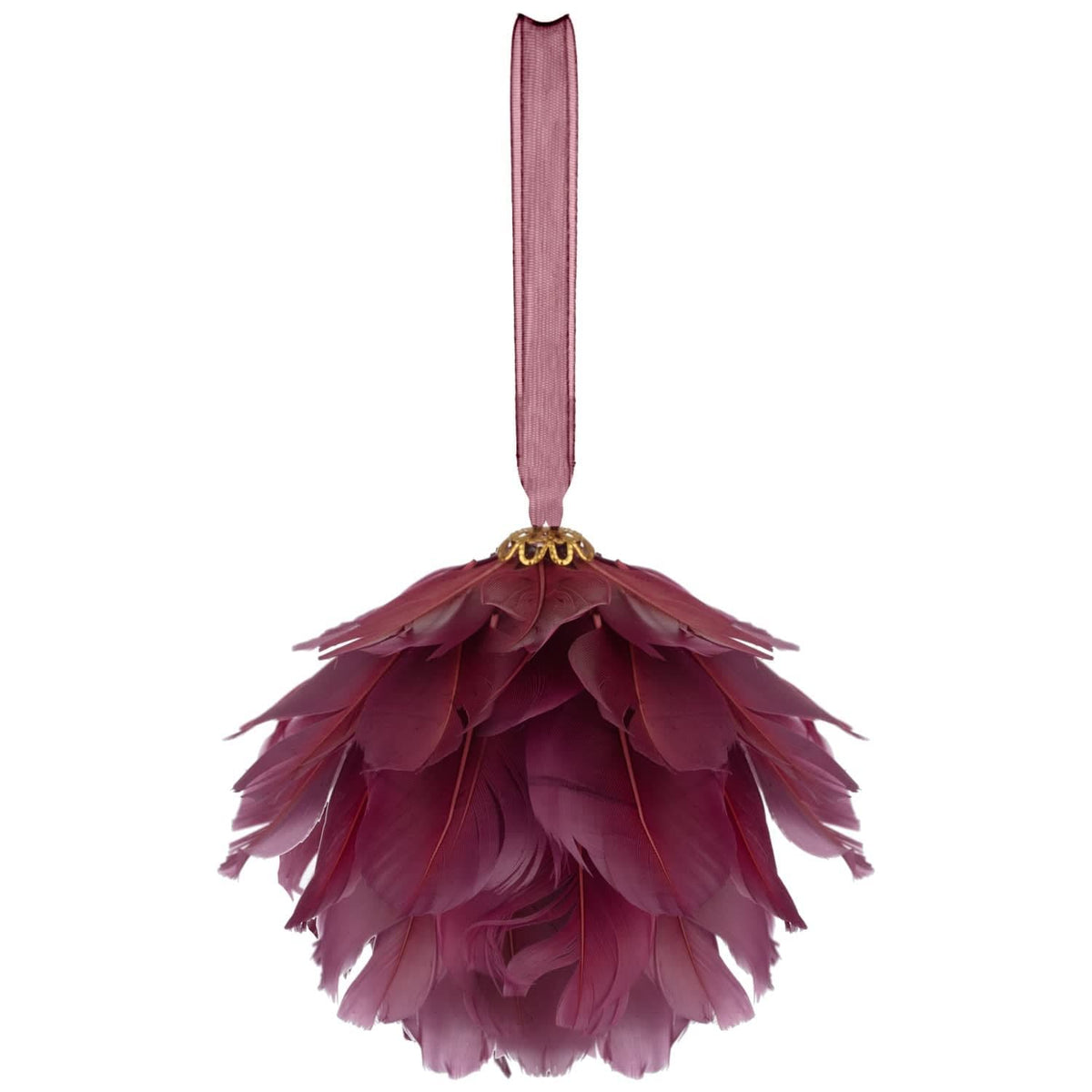[EKM-AUTOGENERATED]Purple Feather Boa Bauble