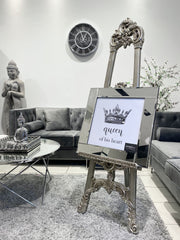 [EKM-AUTOGENERATED]Queen Of His Heart Wall Art Mirror Frame