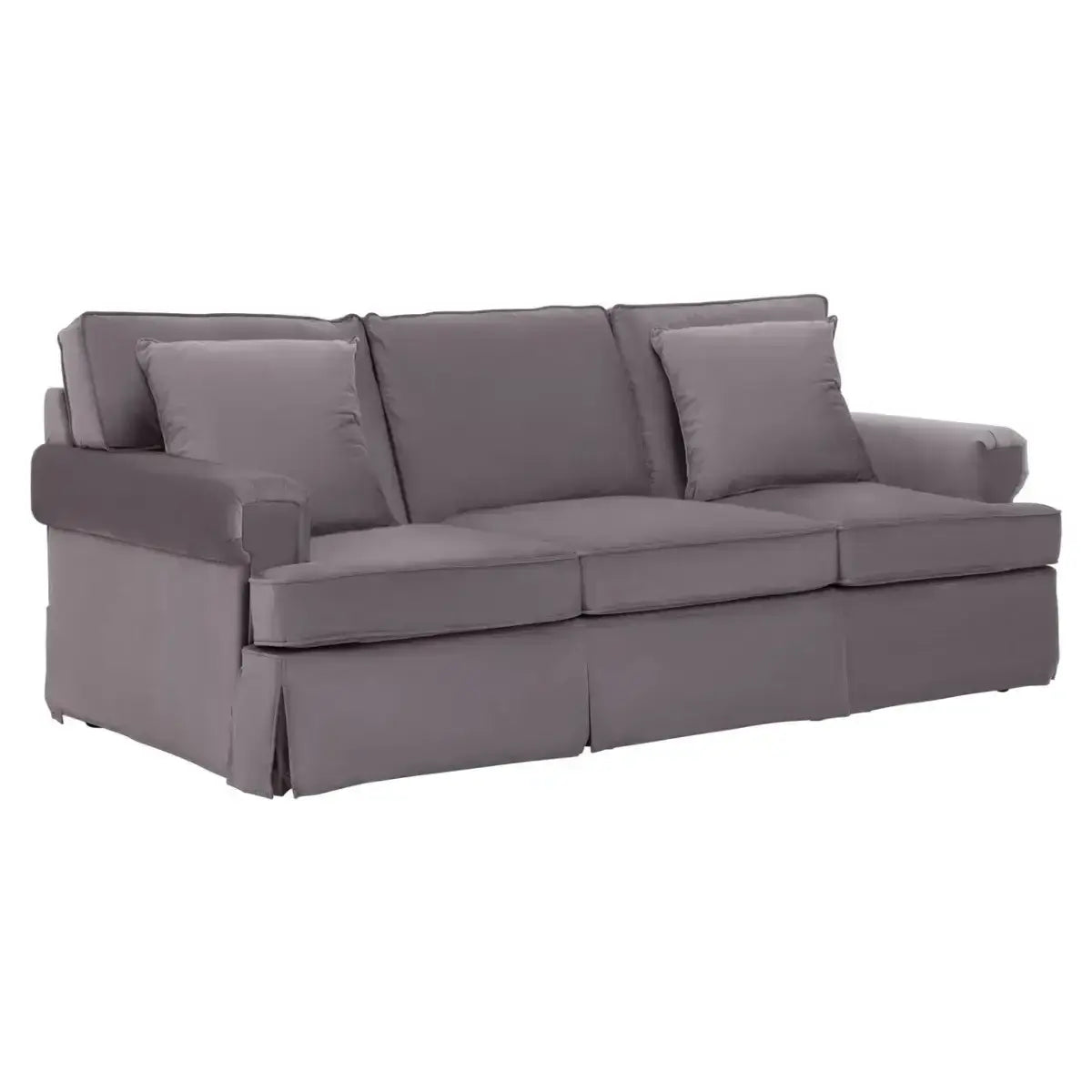[EKM-AUTOGENERATED]Ralph Three Seat Grey Velvet Chaise Sofa
