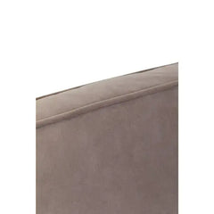 Ralph Three Seater Mink Velvet Chaise Sofa