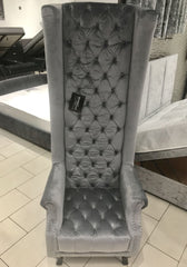 Regents High Back Porter Chair In Grey