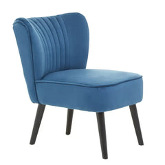 [EKM-AUTOGENERATED]Regents Park Blue Velvet Chair