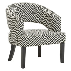 [EKM-AUTOGENERATED]Regents Park Greek Key design Cutout Lounge Chair