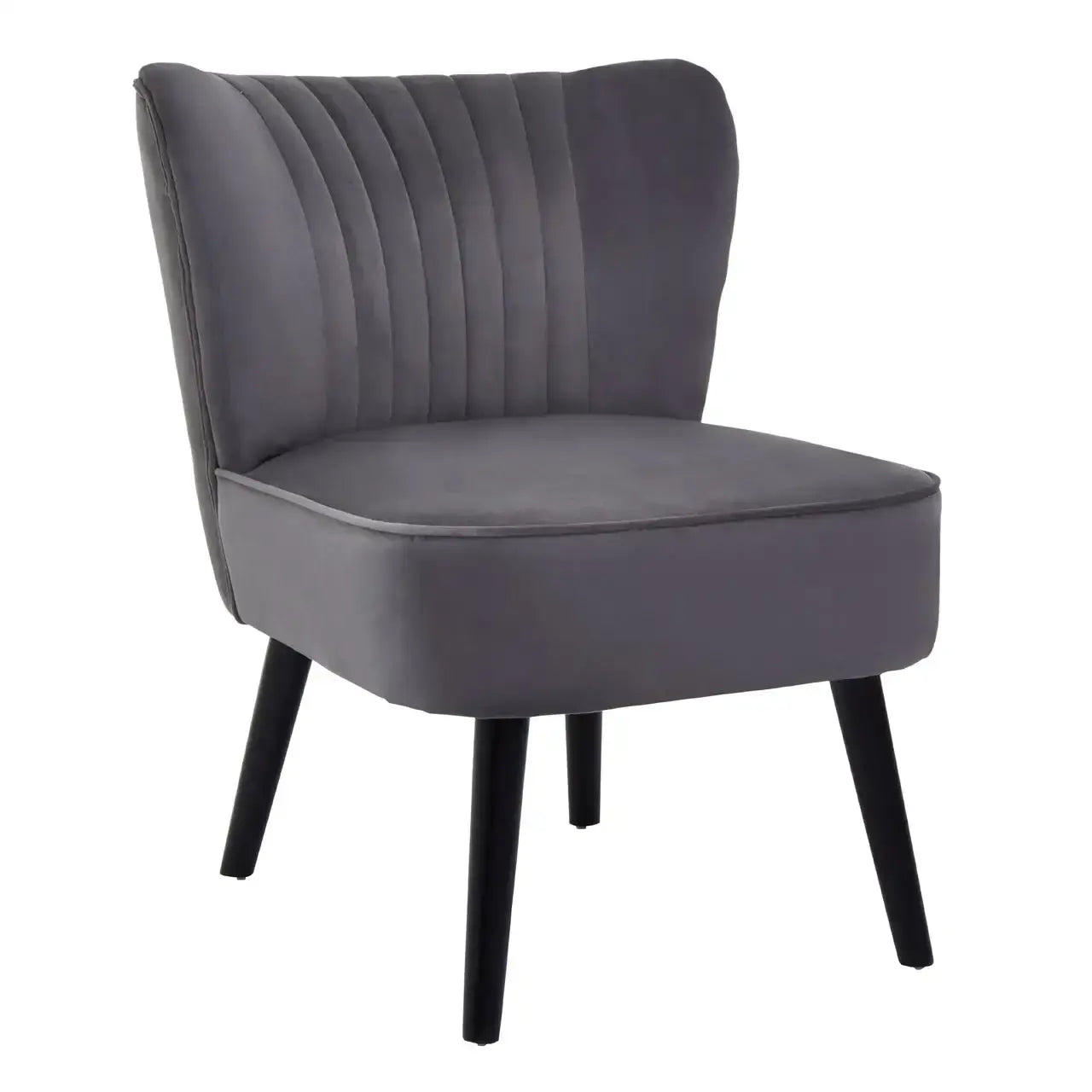 [EKM-AUTOGENERATED]Regents Park Grey Velvet Chair