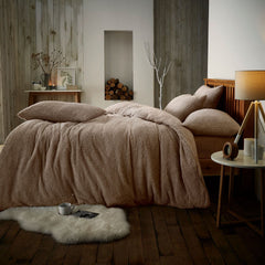 Ribbed Supersoft Duvet Set With Pillowcases