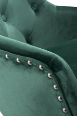 Rocco Brush Velvet Gas Lift Barstool