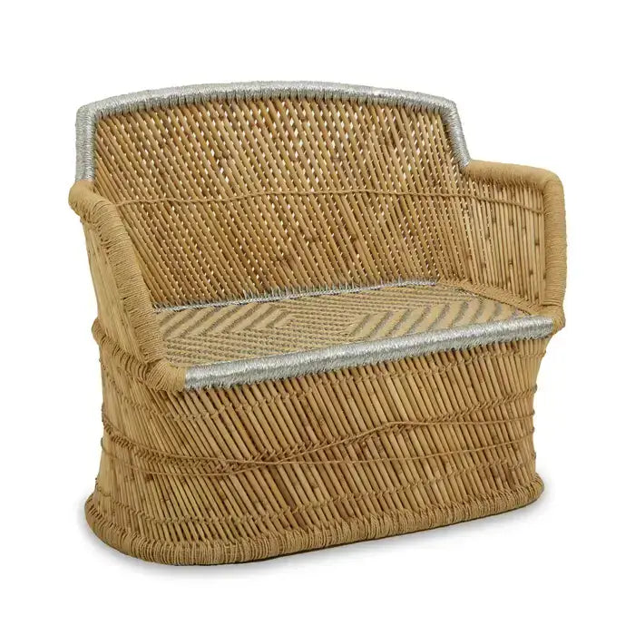 [EKM-AUTOGENERATED]Rowan Two Seater Natural And Silver Sofa