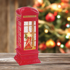 [EKM-AUTOGENERATED]Santa Sparkling LED Telephone Box Battery Operated