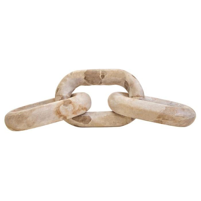 Santino Chocolate Marble Three Link Chain  Home Luxe Interior