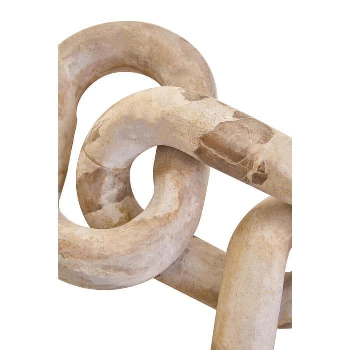 Santino Chocolate Marble Three Link Chain  Home Luxe Interior