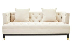 [EKM-AUTOGENERATED]Sefira 2 Seat Ivory Fabric Sofa